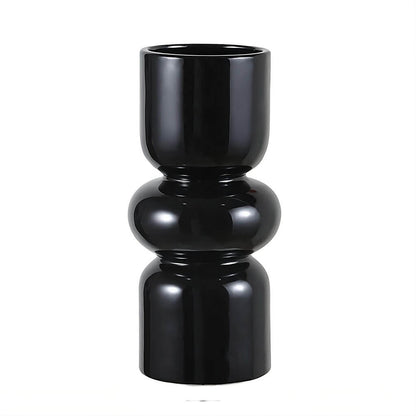 Contemporary Stacked Ceramic Vase