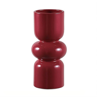 Contemporary Stacked Ceramic Vase