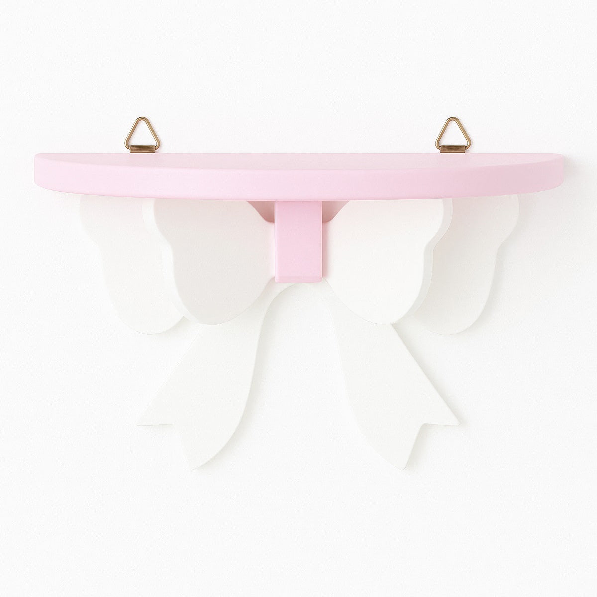 Coquette Bow-Shaped Wooden Shelf