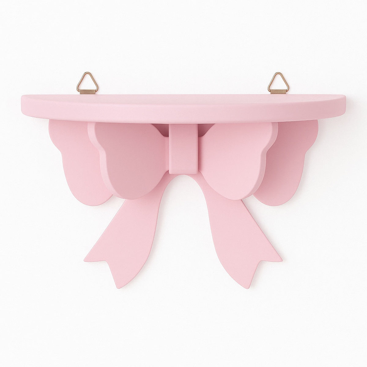 Coquette Bow-Shaped Wooden Shelf