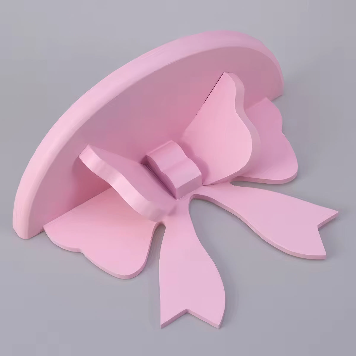 Coquette Bow-Shaped Wooden Shelf