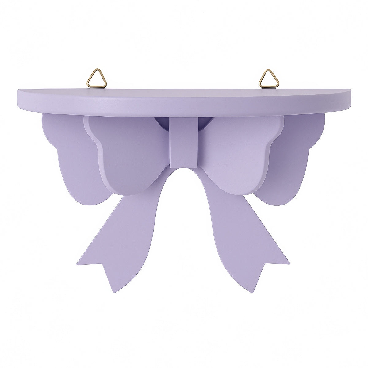 Coquette Bow-Shaped Wooden Shelf