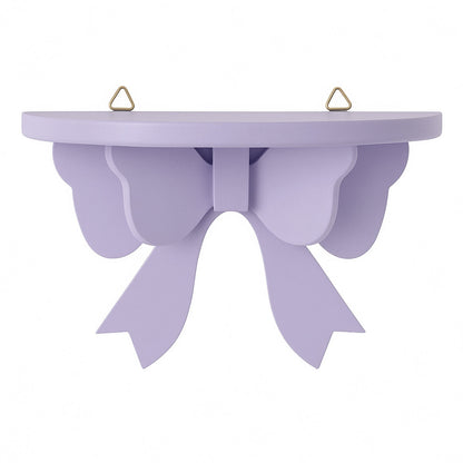 Coquette Bow-Shaped Wooden Shelf