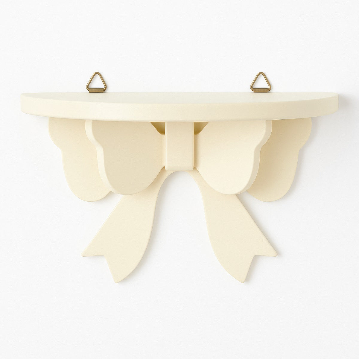 Coquette Bow-Shaped Wooden Shelf