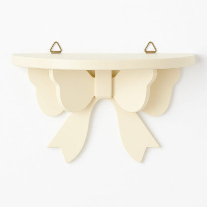 Coquette Bow-Shaped Wooden Shelf