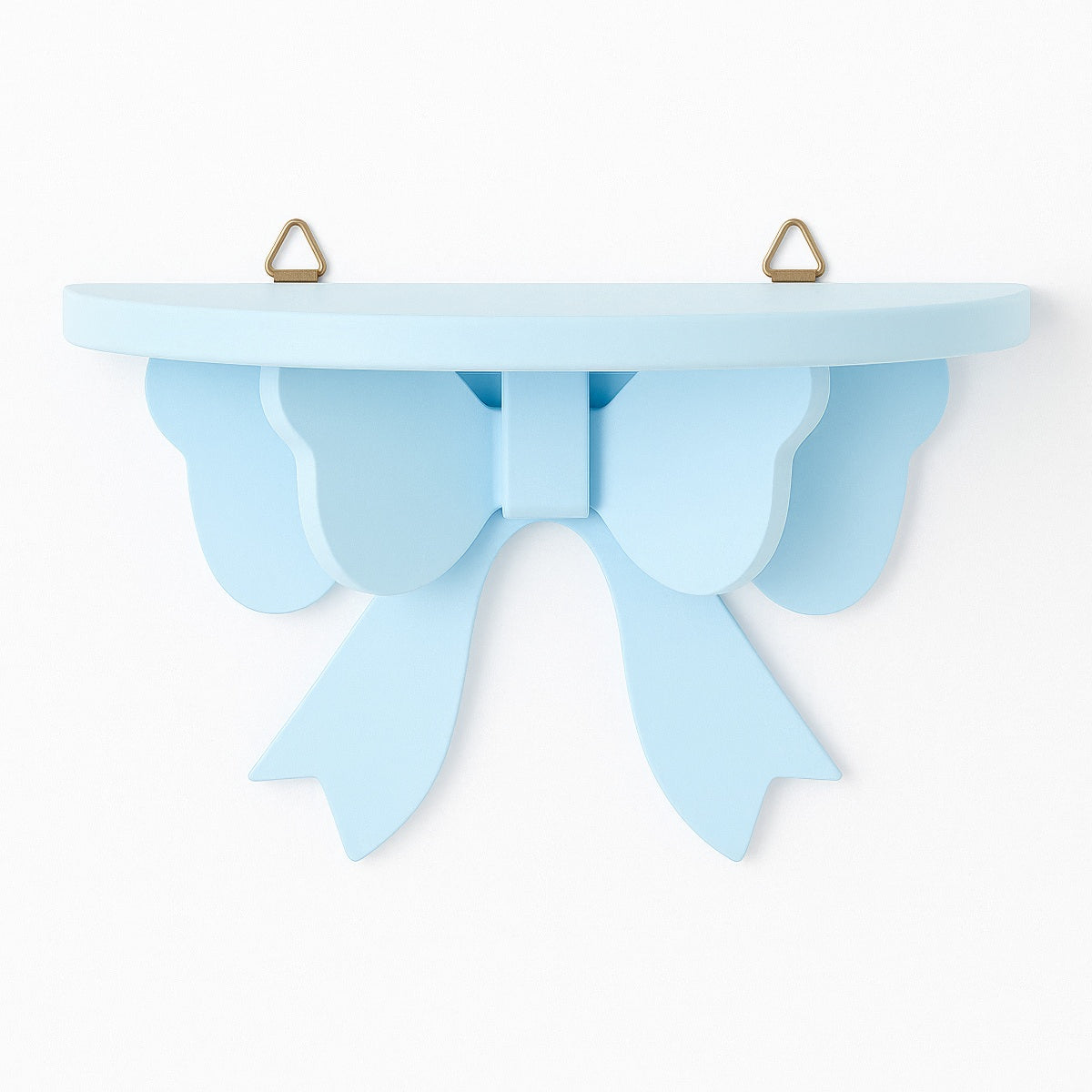 Coquette Bow-Shaped Wooden Shelf