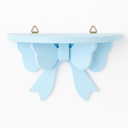 Coquette Bow-Shaped Wooden Shelf