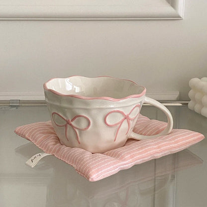 Coquette Aesthetic Bows Tea Cup