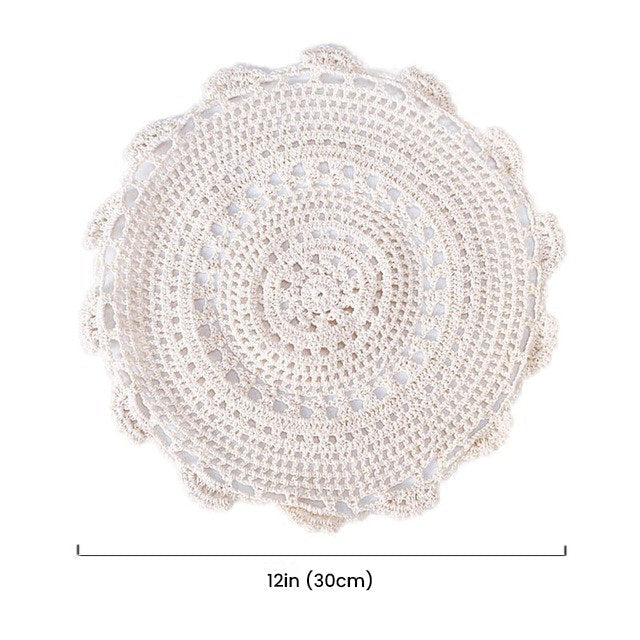 Coquette Vintage Crochet Placemat coquette cottagecore retro