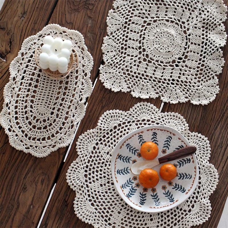 Coquette Vintage Crochet Placemat coquette cottagecore retro