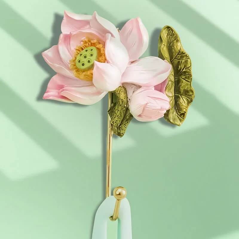 Coquette Flower Wall Hook metal hook robe hook wall key holder