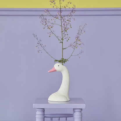 Coquette Aesthetic Goose Ceramic Vase