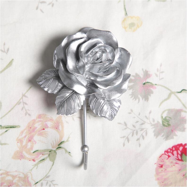 Coquette Rose Wall Hook metal hook robe hook wall key holder