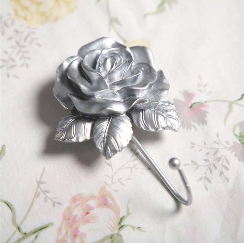 Coquette Rose Wall Hook metal hook robe hook wall key holder