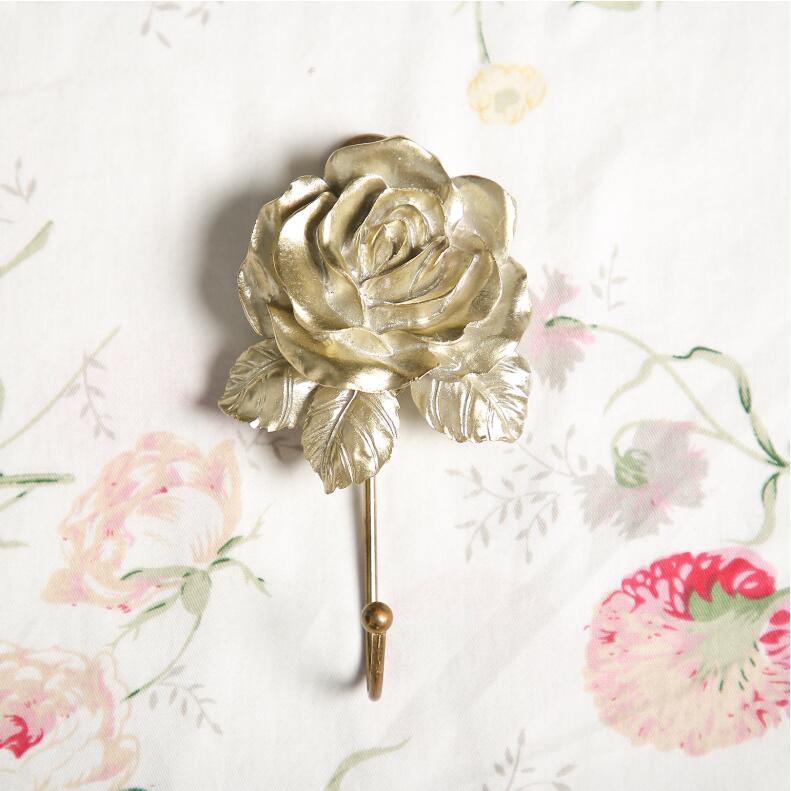 Coquette Rose Wall Hook metal hook robe hook wall key holder