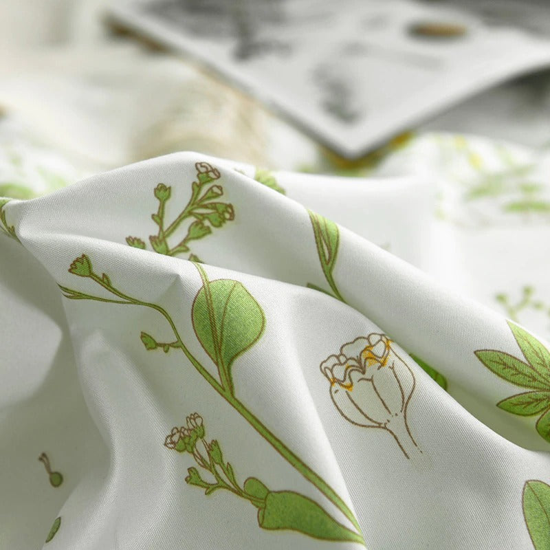 Village Flowers Bedding Set AESTHETIC_Cottagecore bed sheet bedsheets floral SUB CATEGORY_Bedding Sets