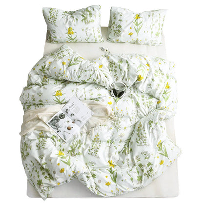 Village Flowers Bedding Set AESTHETIC_Cottagecore bed sheet bedsheets floral SUB CATEGORY_Bedding Sets