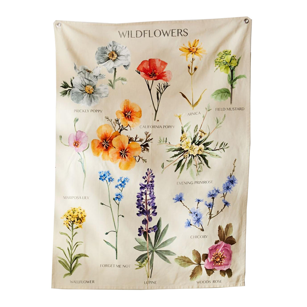 Wildflowers Tapestry AESTHETIC_Cottagecore SUB CATEGORY_Tapestries