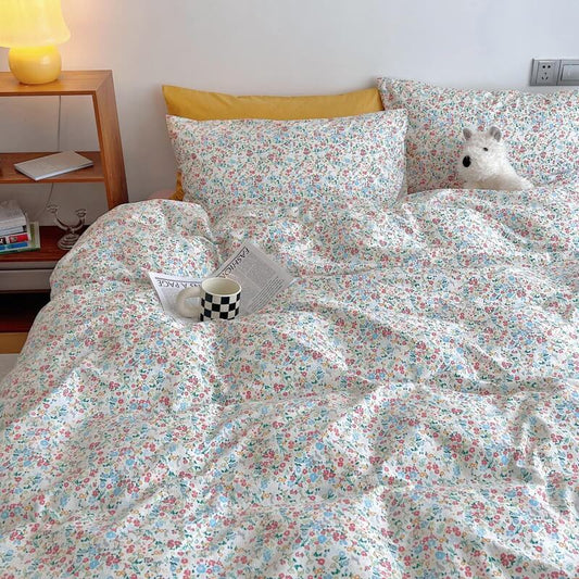 Cottagecore Grandma Bedding Set bed sheet bedsheets cottagecore duvet cover floral flower flowers little flower pattern SUB CATEGORY_Bedding Sets