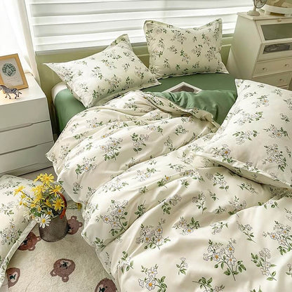 Vintage Chamomile Flower Bedding Set SUB CATEGORY_Bedding Sets