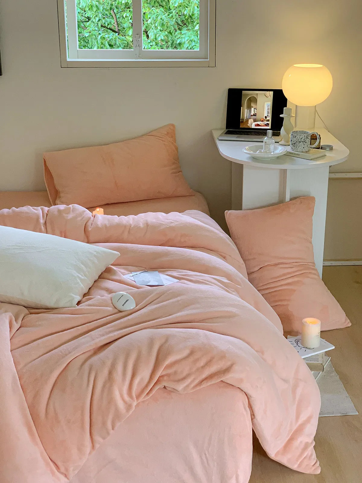 Cozy Bright Solid Fleece Duvet Cover