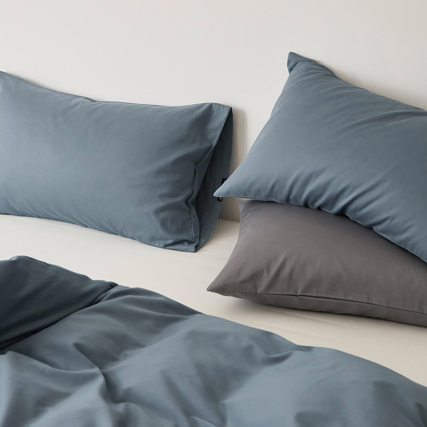 Cozy Minimalist Muted Solid Cotton Pillowcase