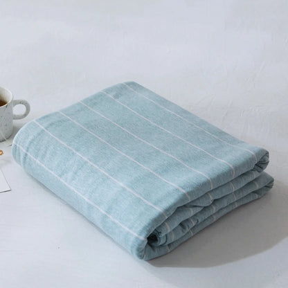 Cozy Minimalist Striped Cotton Duvet Cover Set