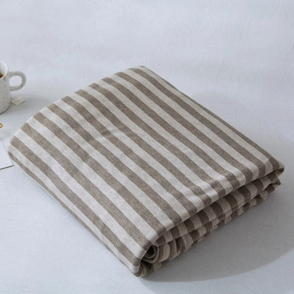 Cozy Minimalist Striped Cotton Duvet Cover Set