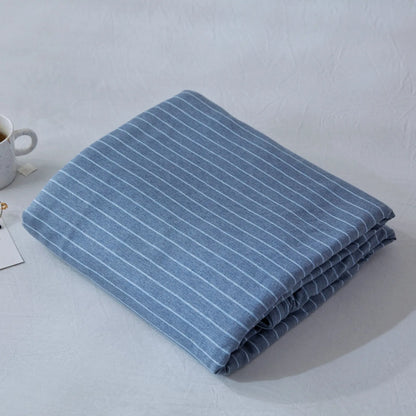 Cozy Minimalist Striped Cotton Duvet Cover Set