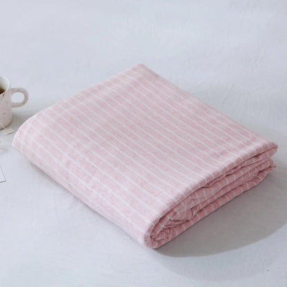 Cozy Minimalist Striped Cotton Duvet Cover Set