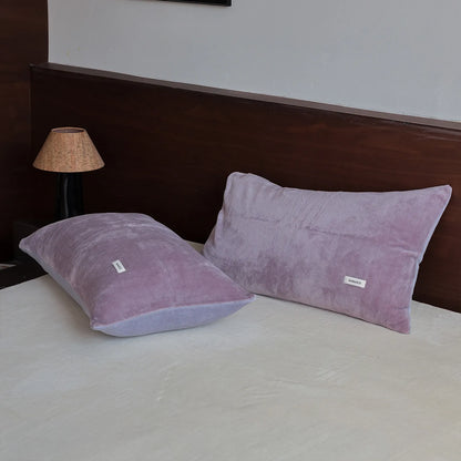 Cozy Minimalist Two-Tone Fleece Pillowcase