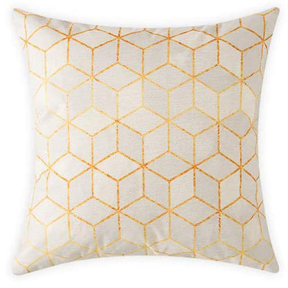 Golden Cushion Covers