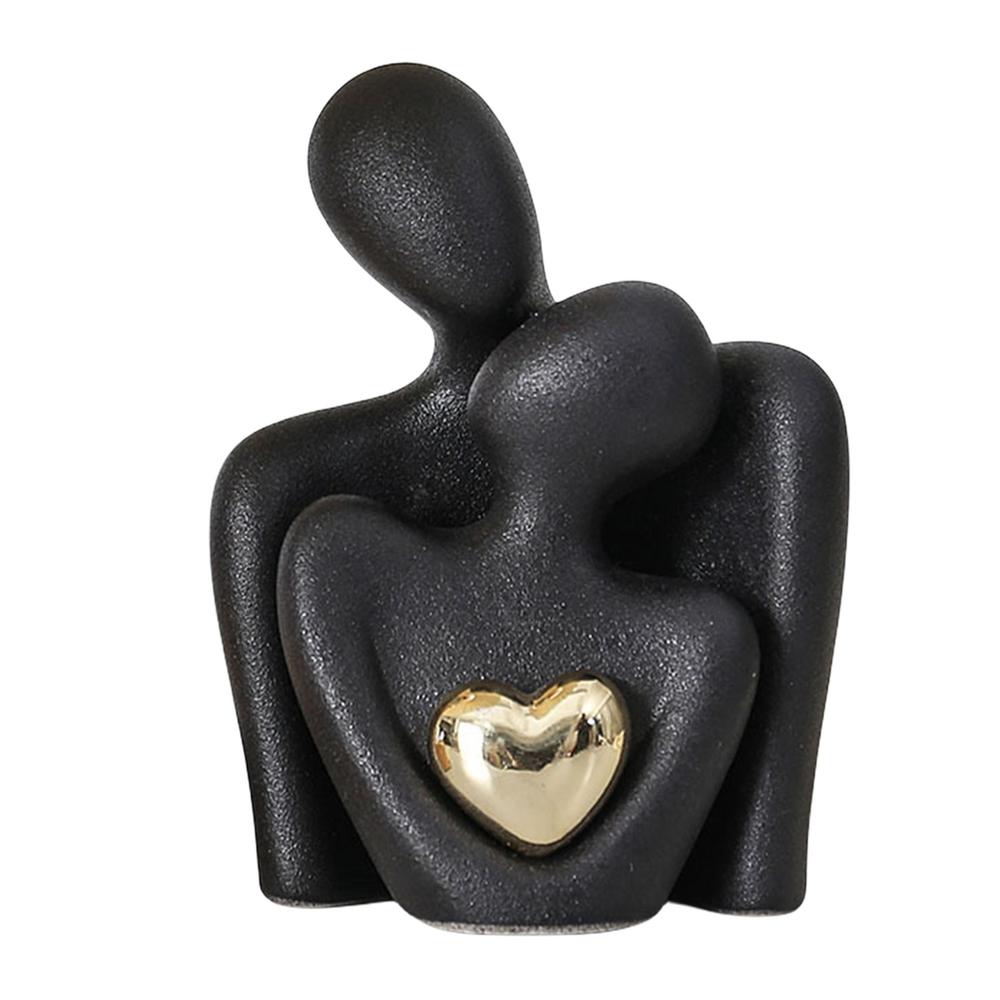 Golden Heart Bond Expression Sculpture