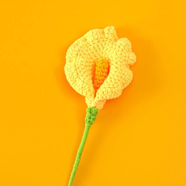 Crochet Calla Lily Flowers AESTHETIC_Cottagecore daisies flowers SUB CATEGORY_Plushies