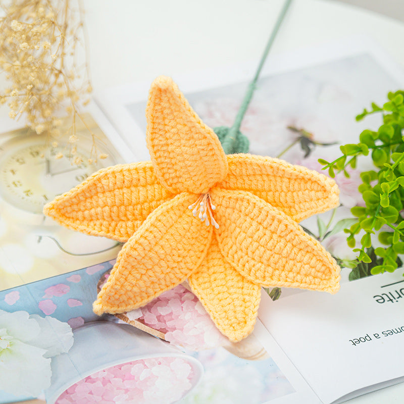 Crochet Lily Flowers AESTHETIC_Cottagecore flowers SUB CATEGORY_Plushies