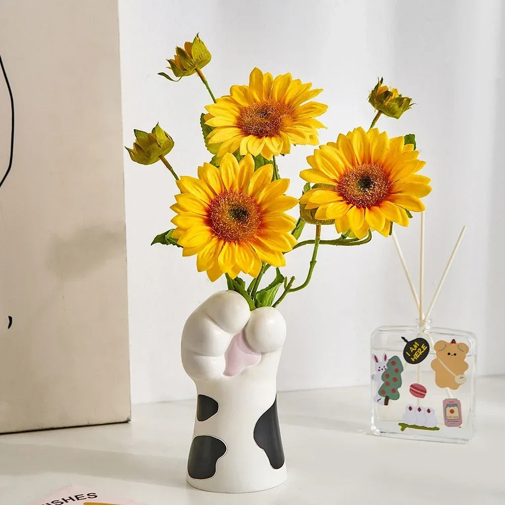 Cute Cat Paw Desktop Vase SUB CATEGORY_Vases