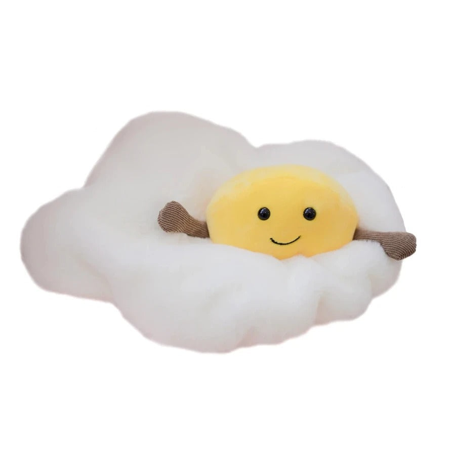 Fried Egg Plush Toy plushies SUB CATEGORY_Plushies