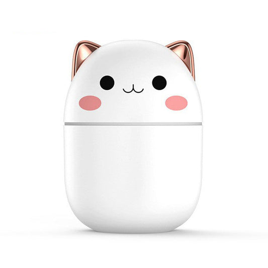 Kawaii Cat Mini Desktop Humidifier Diffuser Mist Purifier