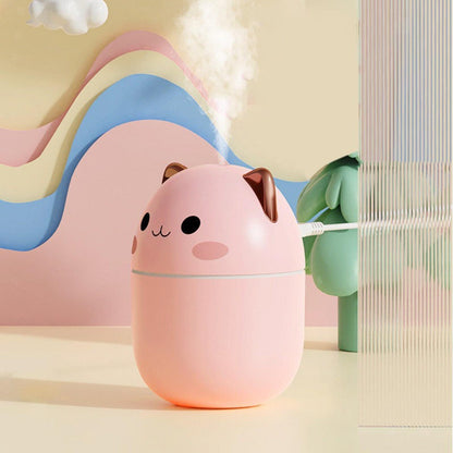 Kawaii Cat Mini Desktop Humidifier Diffuser Mist Purifier