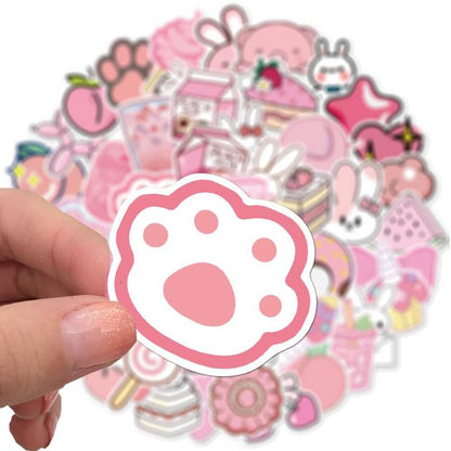 Cute Pastel Pink Sticker Pack