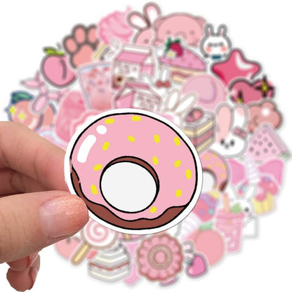 Cute Pastel Pink Sticker Pack