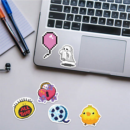 Cute Pixel Art Sticker Pack