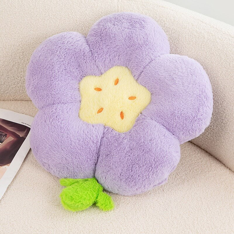 Cute Flower Throw Pillow cushion plush