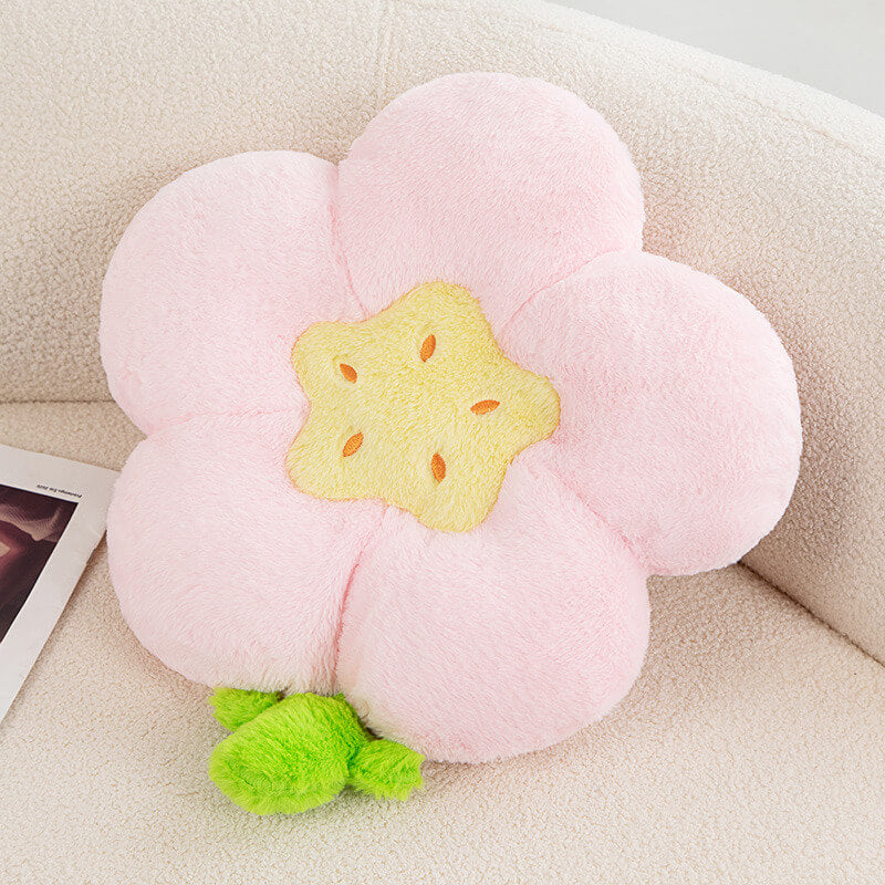 Cute Flower Throw Pillow cushion plush