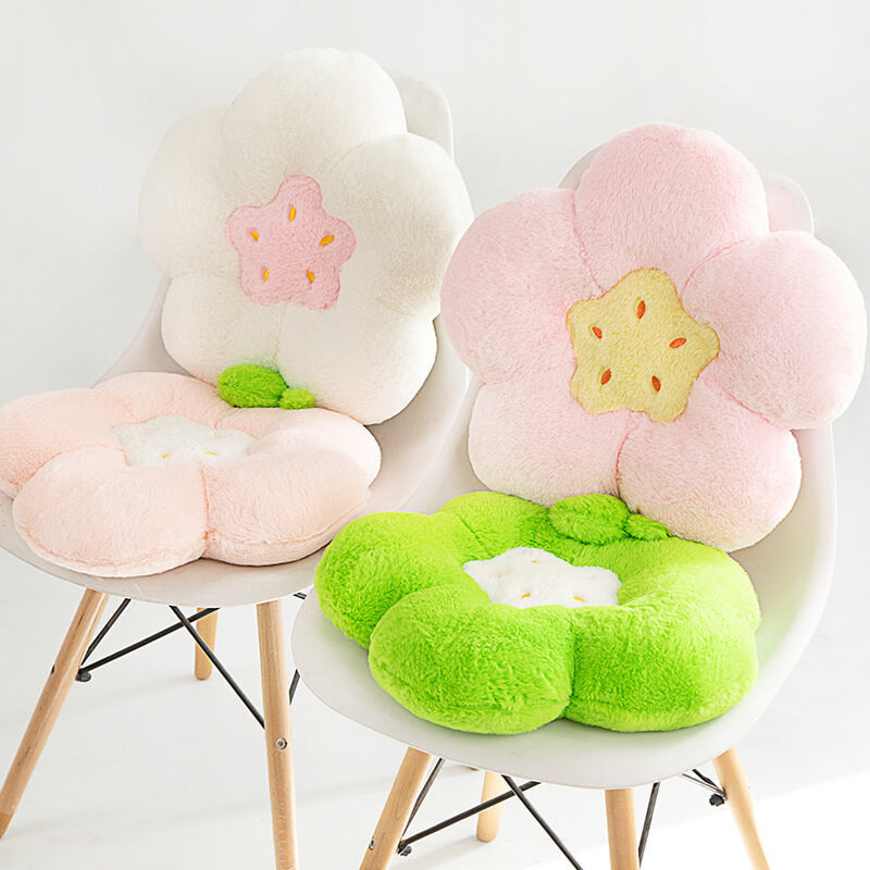 Cute Flower Throw Pillow cushion plush