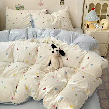 Kawaii Stars Bedding Set