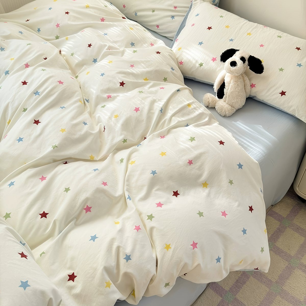 Kawaii Stars Bedding Set