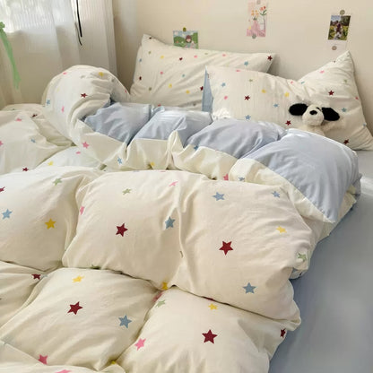Kawaii Stars Bedding Set