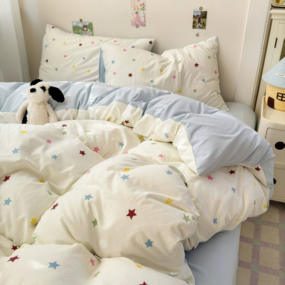 Kawaii Stars Bedding Set