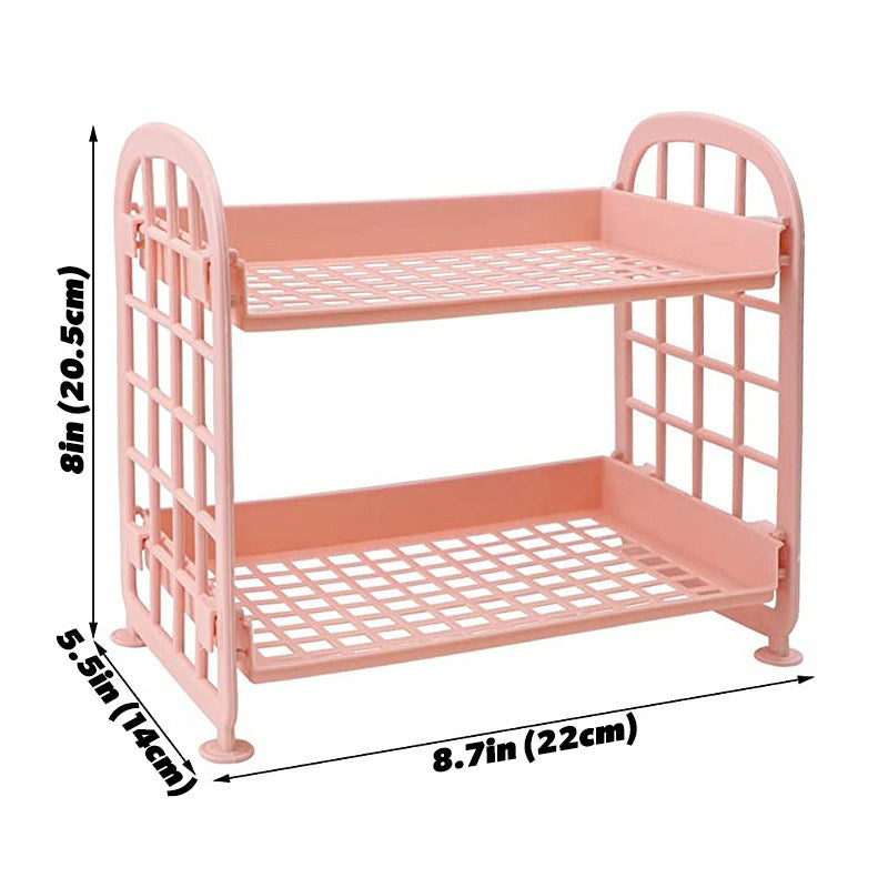 Kawaii Two-Storey Desk Shelf SUB CATEGORY_Desk Accessories